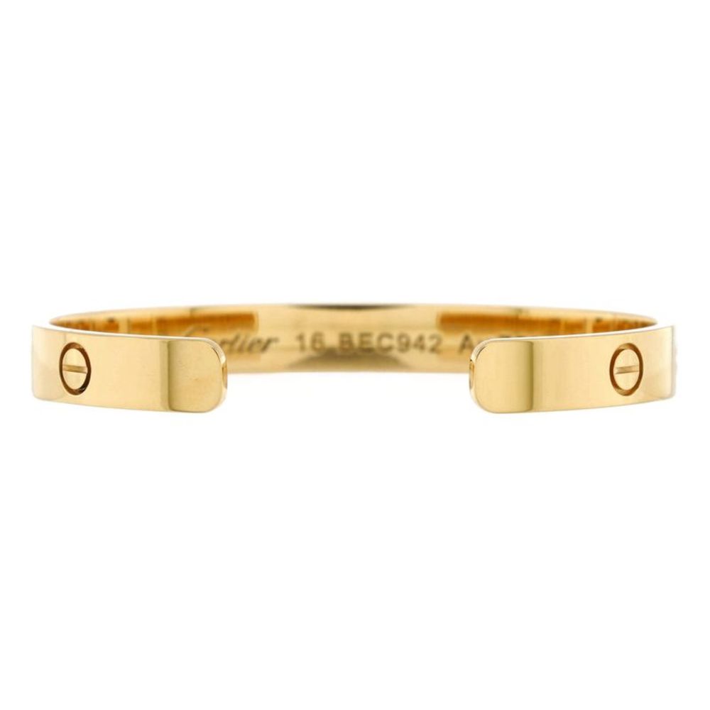 Cartier Love Cuff Bracelet 18K Yellow Gold - - Picture 3 of 4